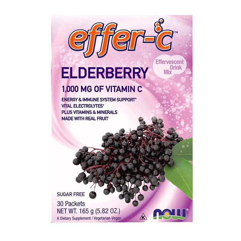 Now Foods Effer-C Elderberry (30 packets)