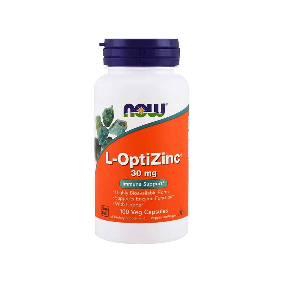 Now Foods L-OptiZinc 30 mg (100 capsules)