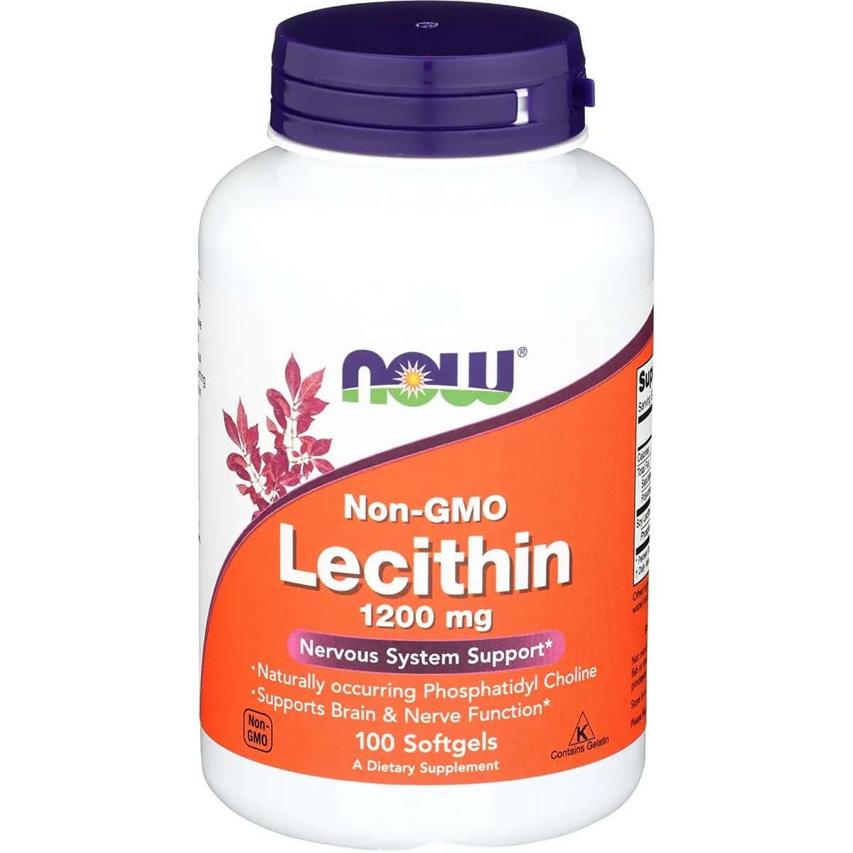 Now Foods Lecithin 1200mg (100 capsules)