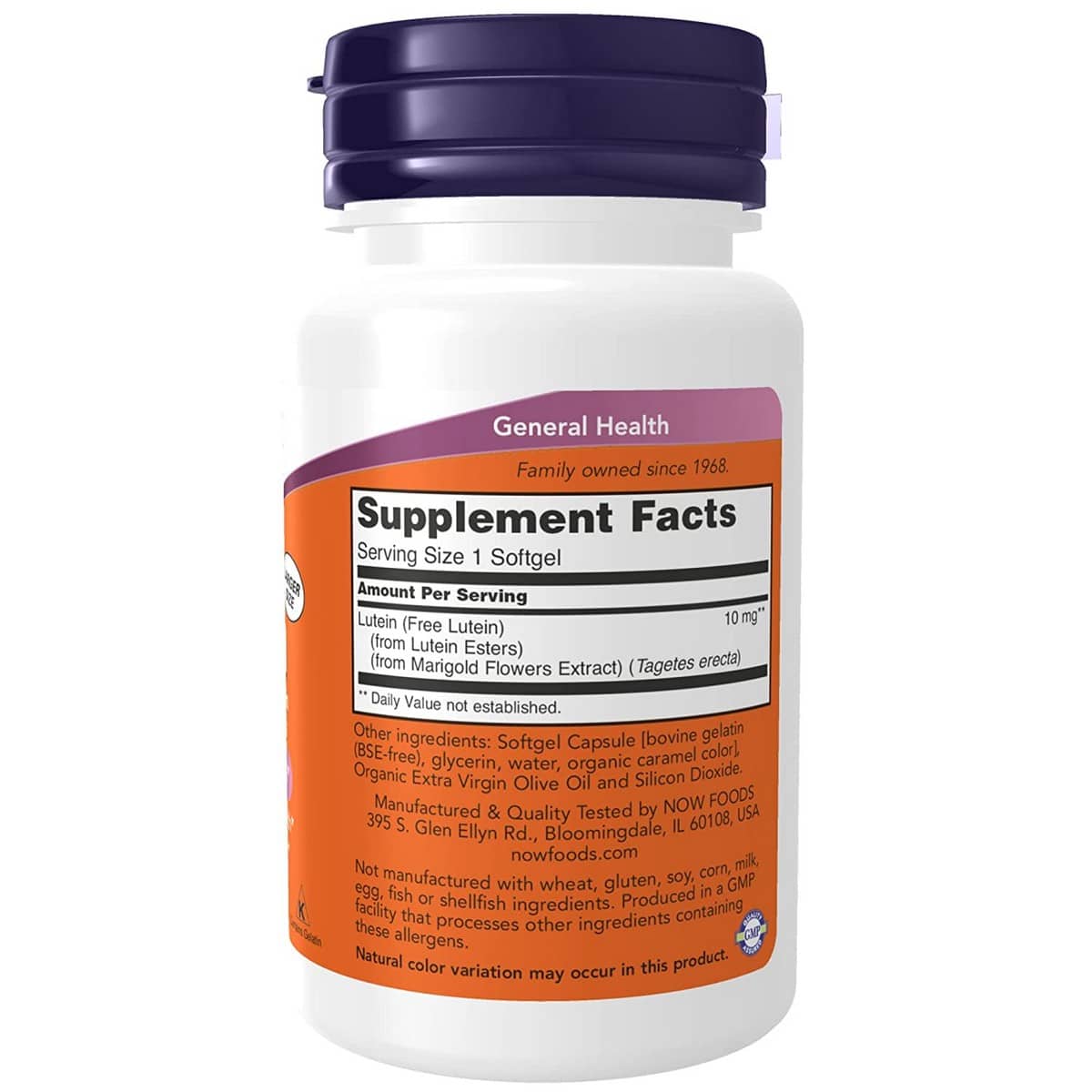 Now Foods Lutein 10 Mg (120 capsules)