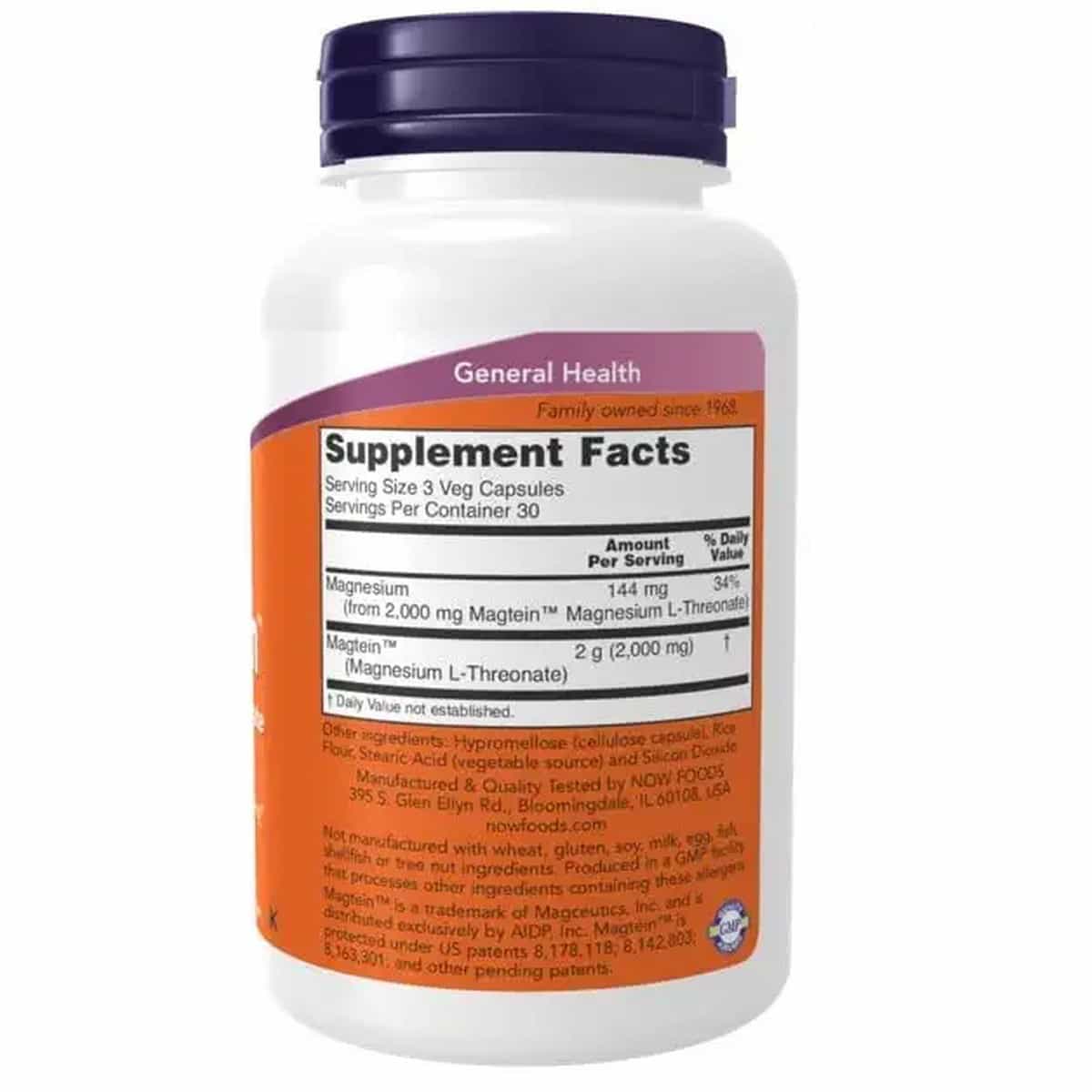 Now Foods Magtein Cognitive Support (90 capsules)