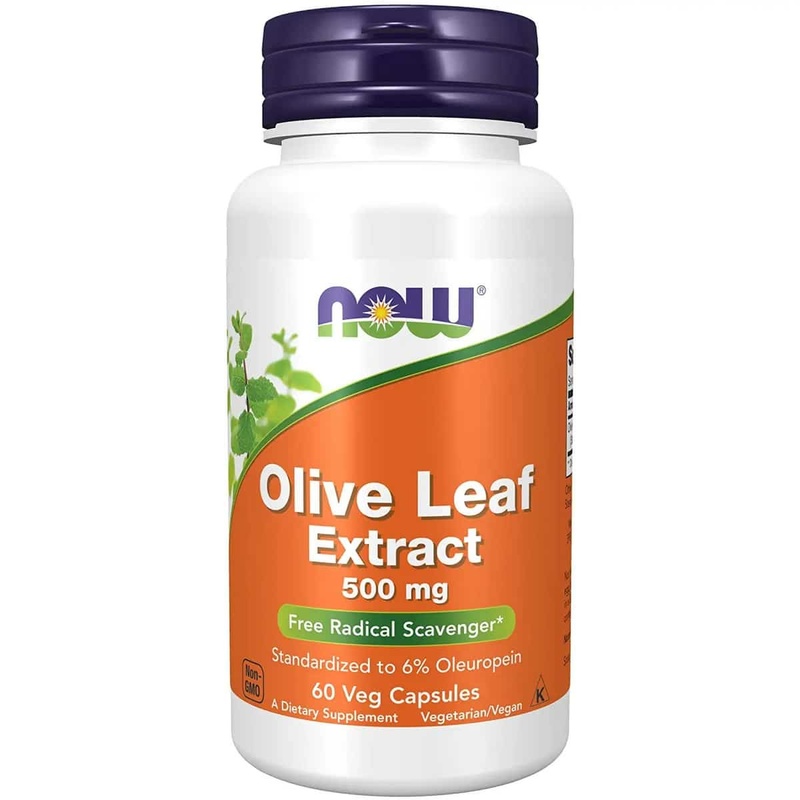 Now Foods Olive Leaf Extract 500mg Veg-capsules (60 capsules)