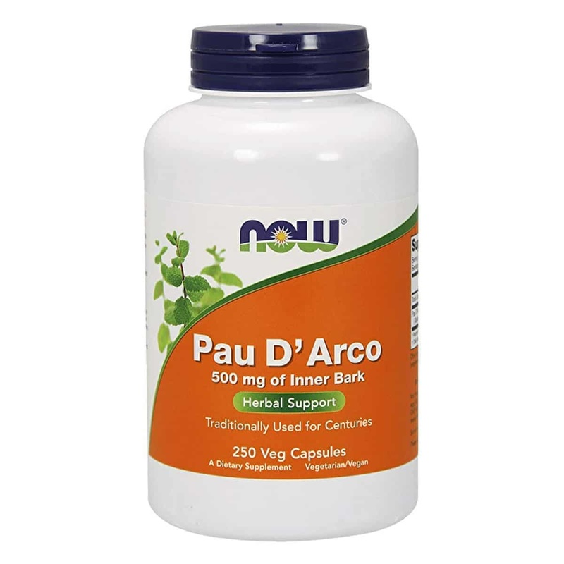 Now Foods Pau D' Arco 500 mg (250 capsules)