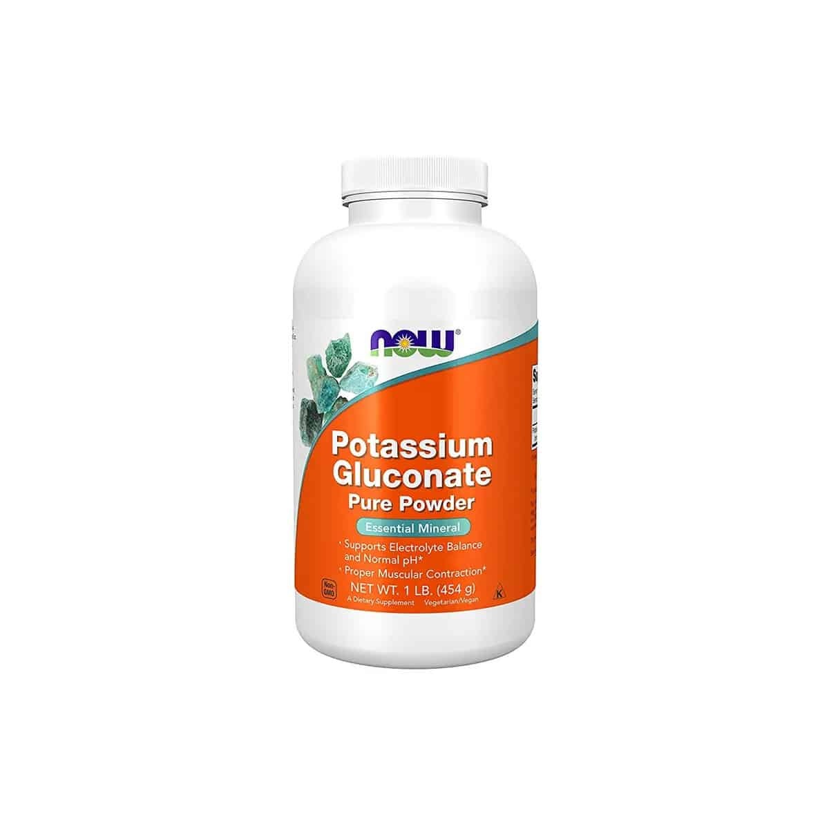 Now Foods Potassium Gluconate Pure Powder (454 grams)