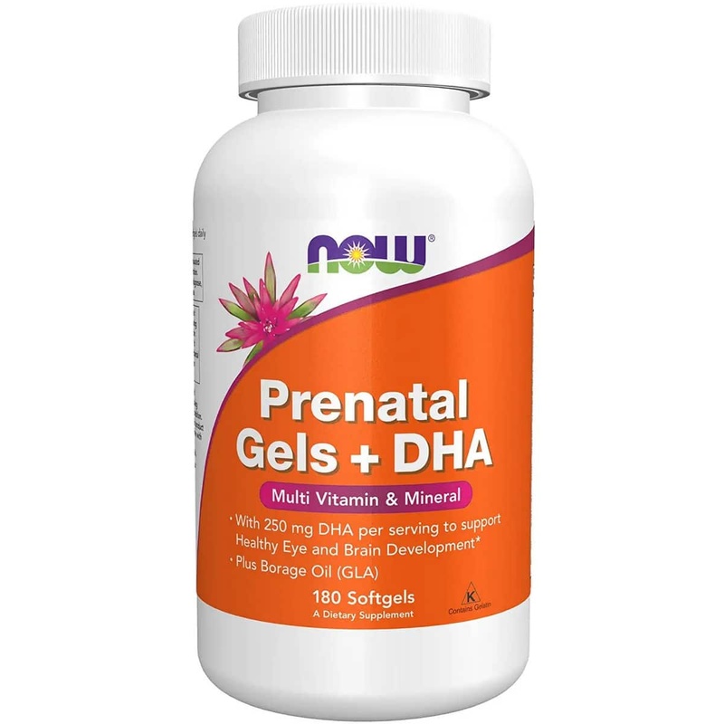 Now Foods Pre-Natal Multivitamin with DHA Softgels (180 capsules)