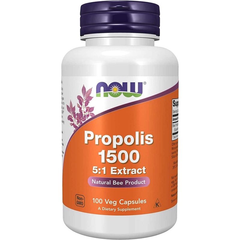 Now Foods Propolis 1500 mg (100 capsules)