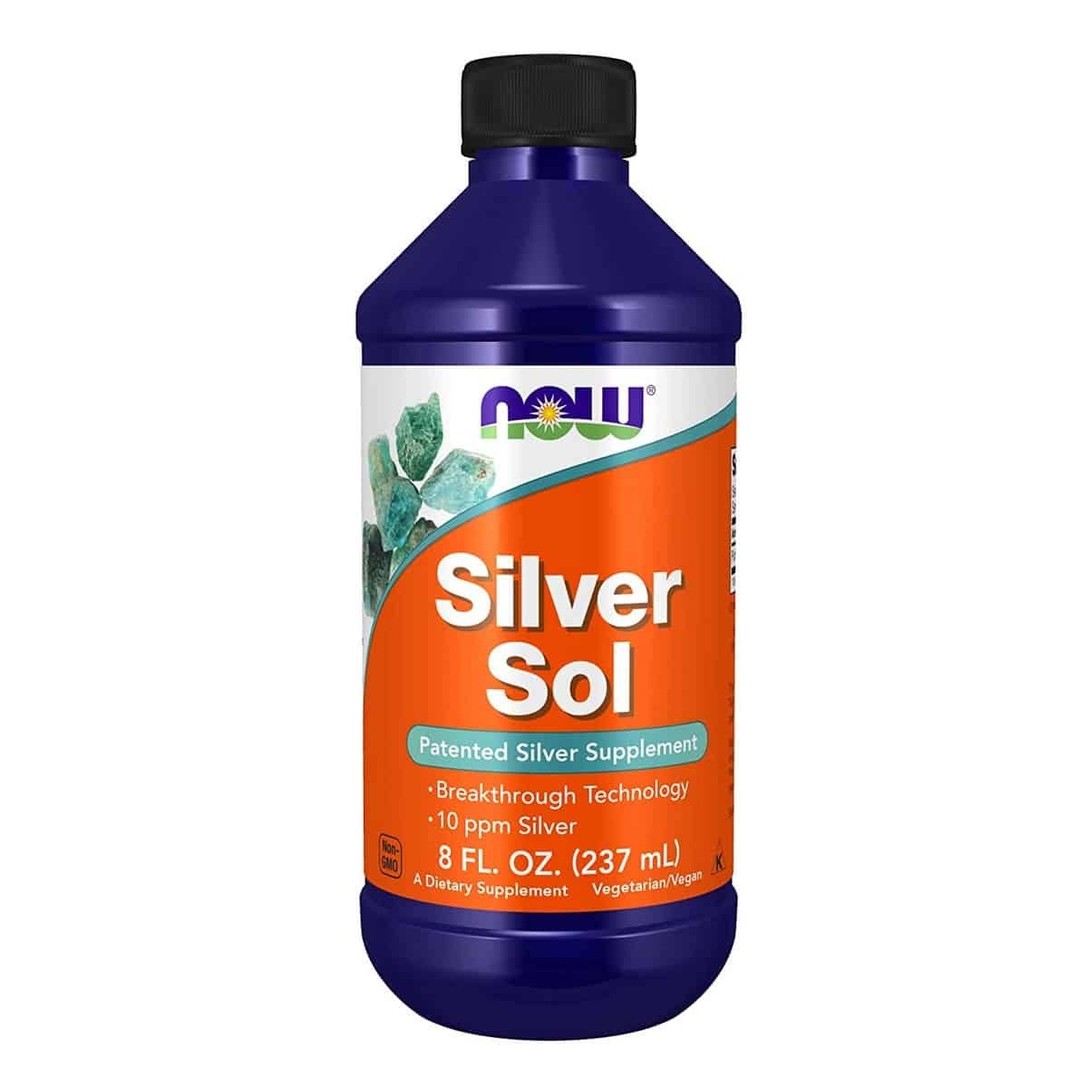 Now Foods Silver Sol 10 PPM Liquid (237 ml)