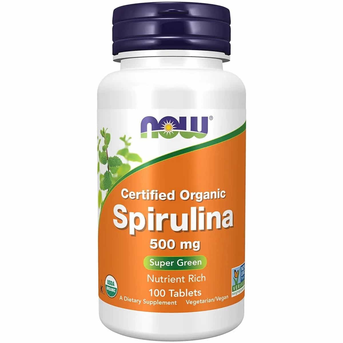 Now Foods Spirulina 500 Mg Nutrient Rich Superfood Tablets (100 tablets)