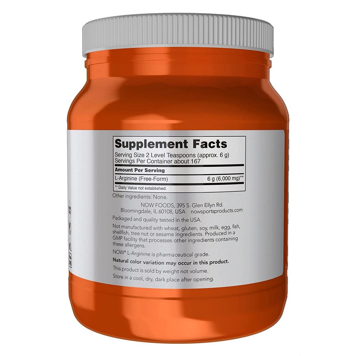 Now Foods Sports L-Arginine Powder (1 kg)