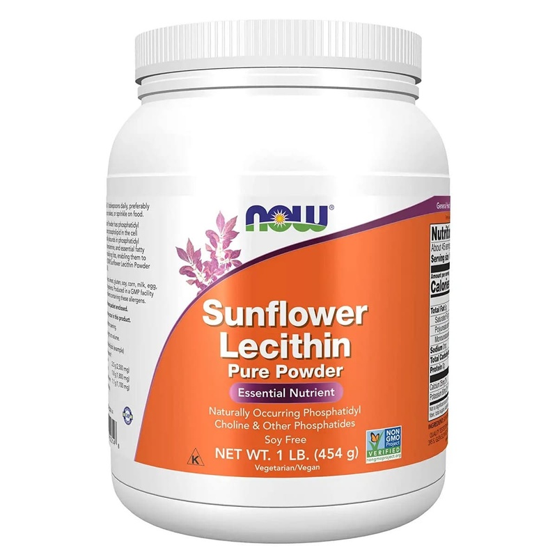 Now Foods Sunflower Lecithin Powder (454 grams)