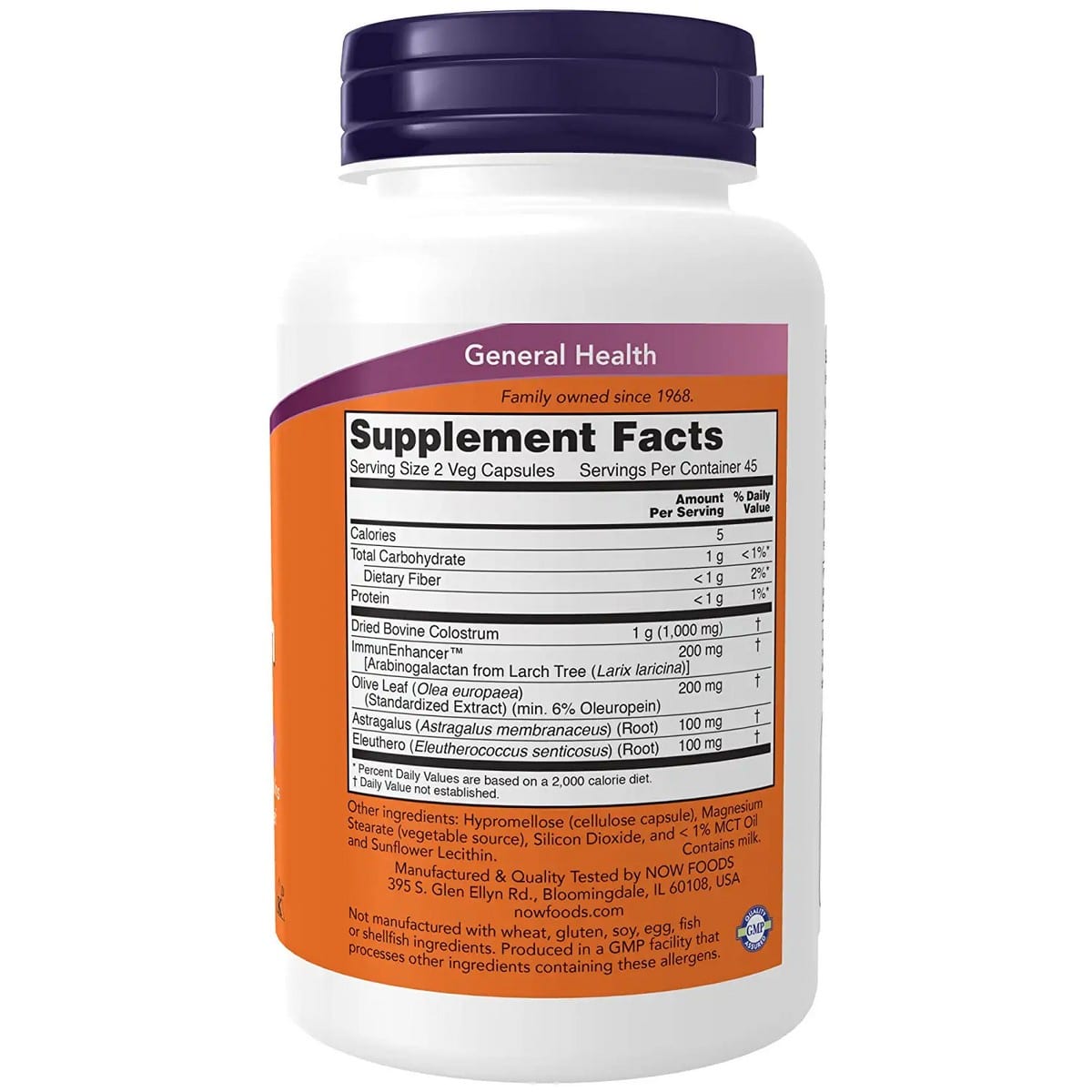 Now Foods Super Colostrum 500 mg (90 capsules)