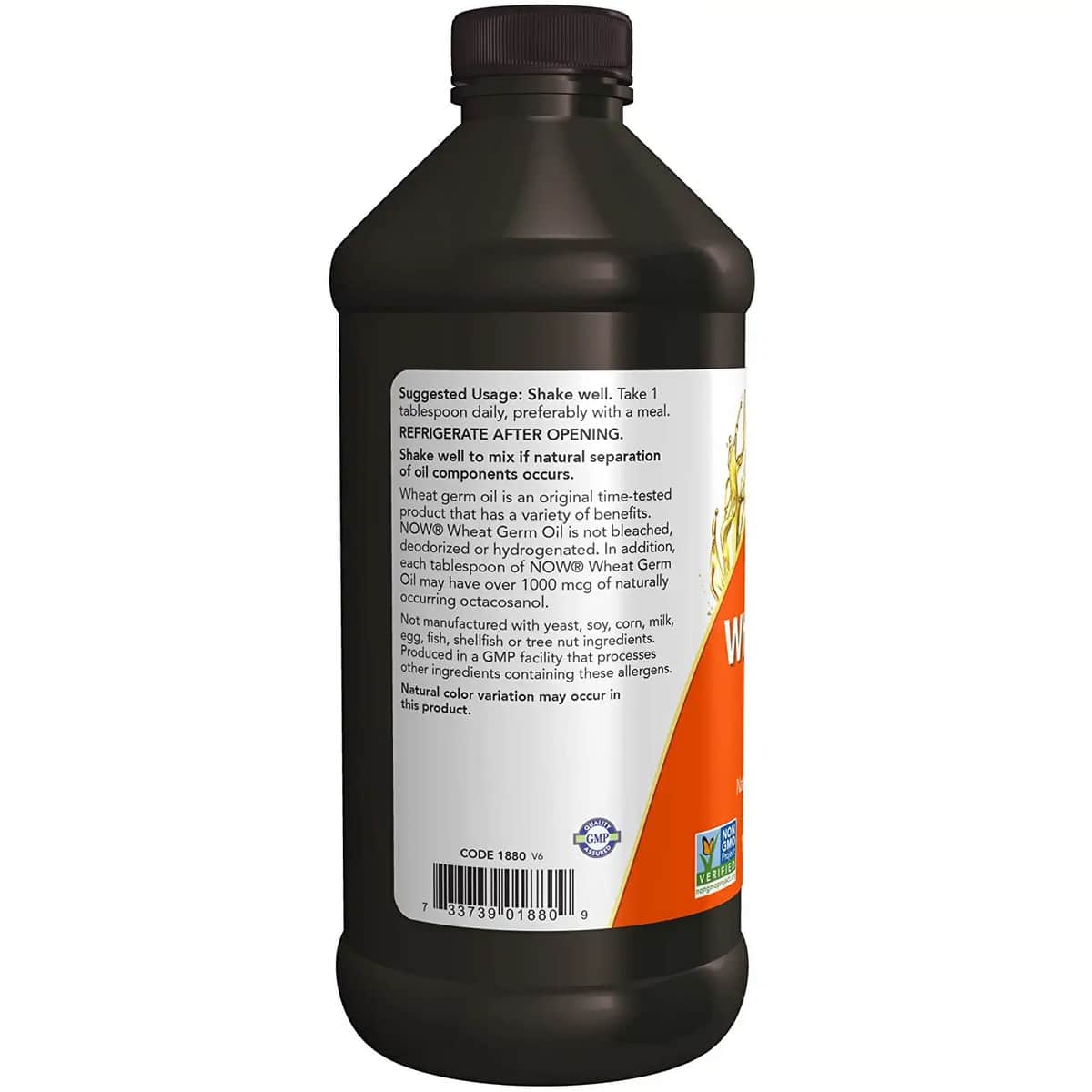 Now Foods Wheat Germ Nutritional Oil (473 ml)