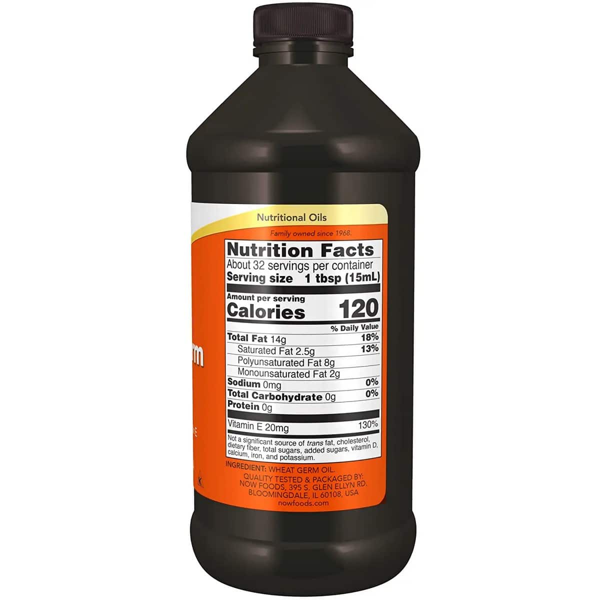 Now Foods Wheat Germ Nutritional Oil (473 ml)
