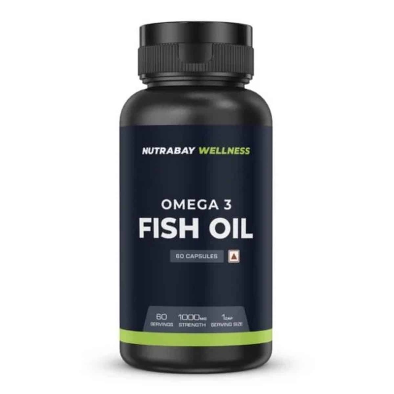 Nutrabay Wellness Fish Oil Omega-3 1000mg (60 Caps)