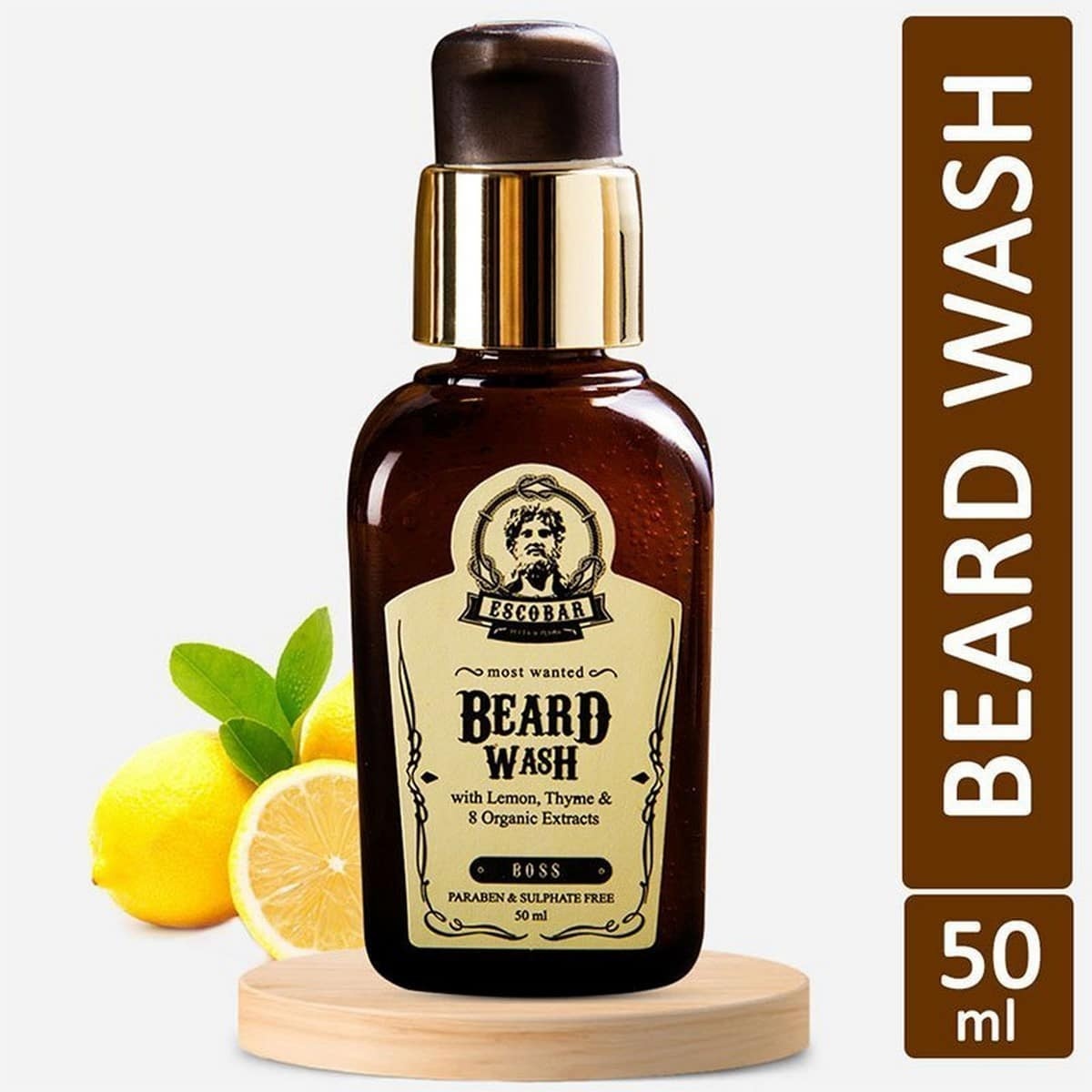 Nutriglow Escobar Most Wanted Men Beard Wash (50 ml)