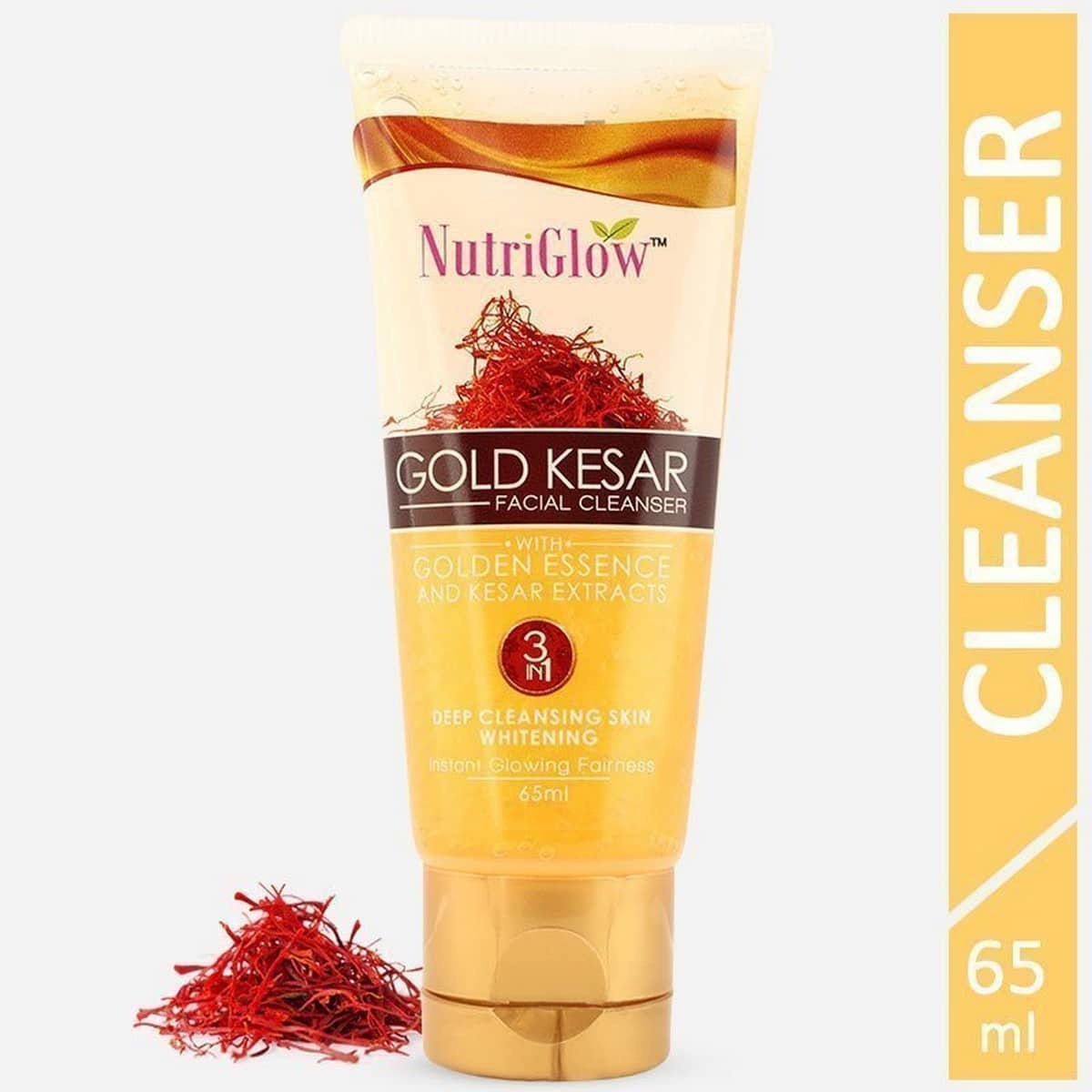 Nutriglow Gold Kesar Facial Cleanser (65 ml)