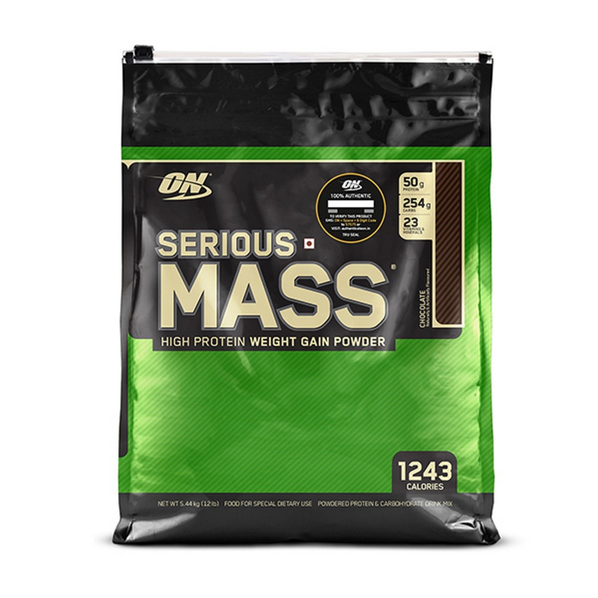 ON Serious Mass Powder - Chocolate (12 lb)