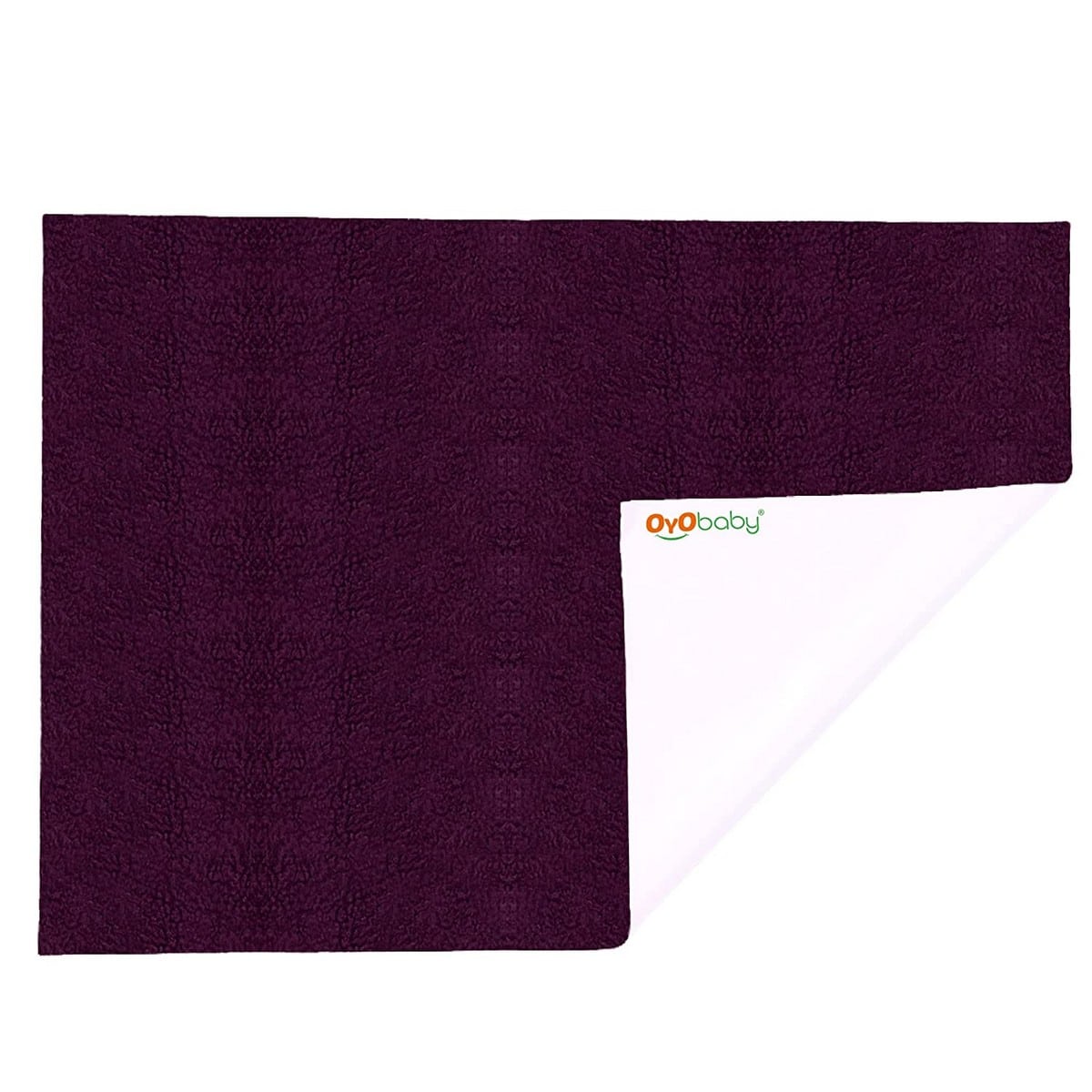 OYO Baby Waterproof Rubber Sheet Medium Plum ( 100cm x 70cm)
