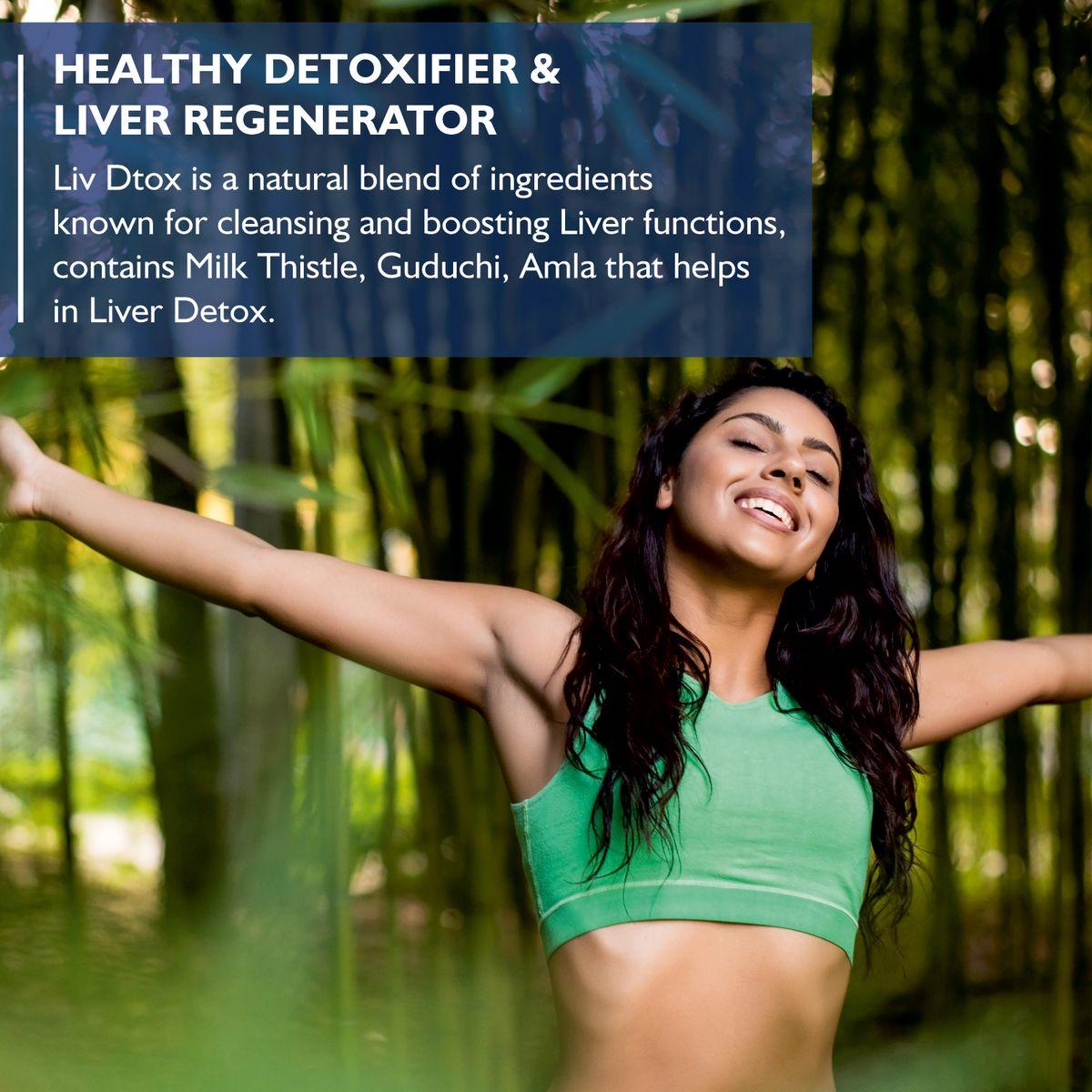 Onelife LIV DTOX : Supports Liver Health Milk Thistle (60 Tablets)