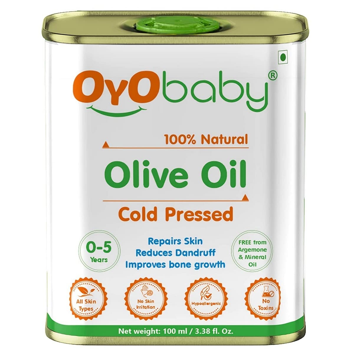 Oyo Baby Extra Virgin Olive Oil For Baby Massage (100 ml)