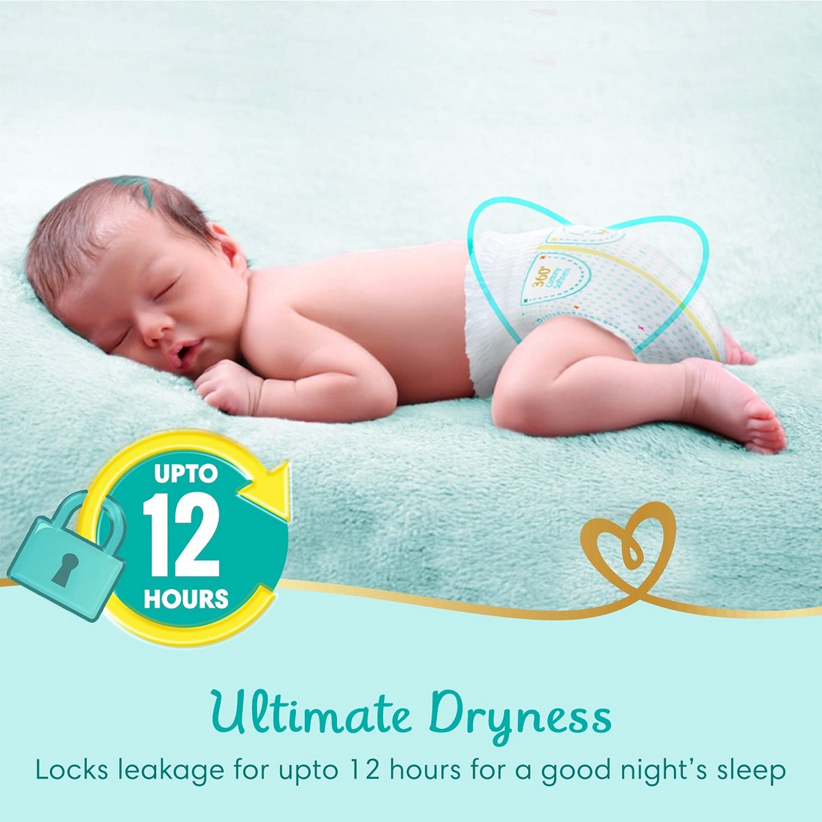 Pampers Premium Care Small Size Baby Diapers (46 Count)