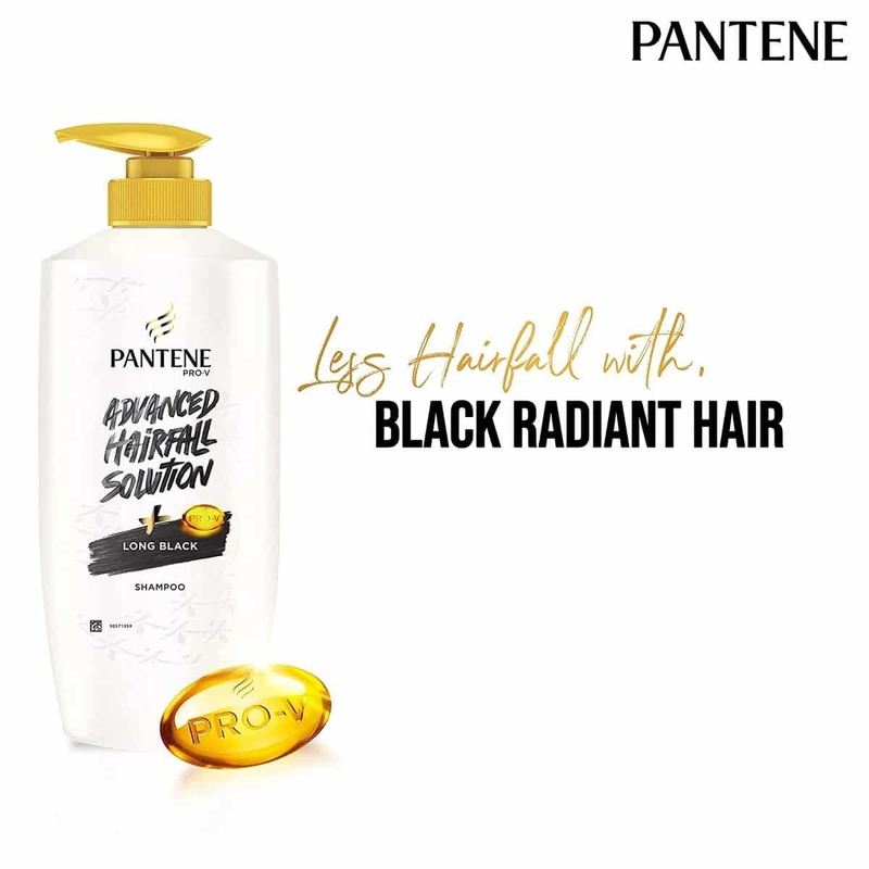 Pantene Advanced Hair Fall Solution Long Black Shampoo (650 ml)