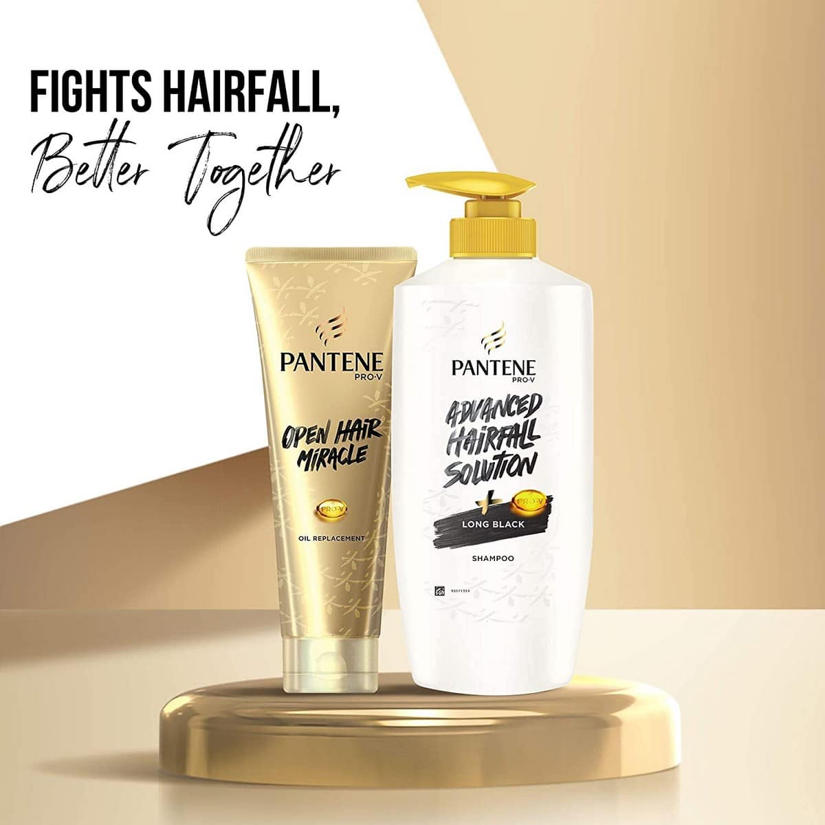 Pantene Advanced Hair Fall Solution Long Black Shampoo (650 ml)