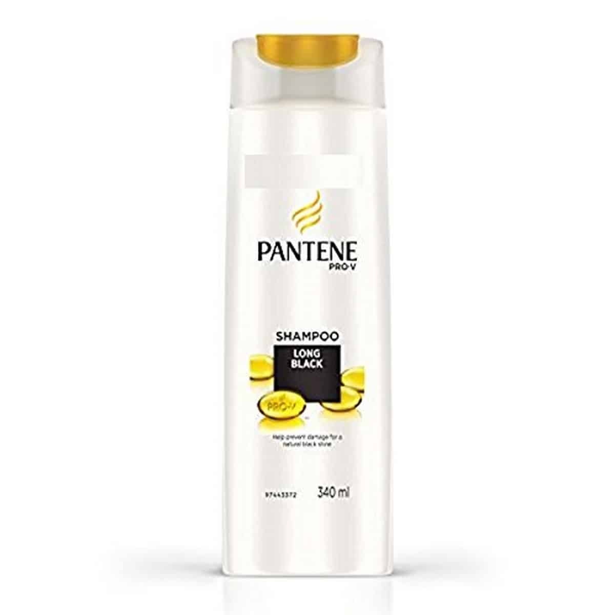 Pantene Long Black Shampoo (360 ml)