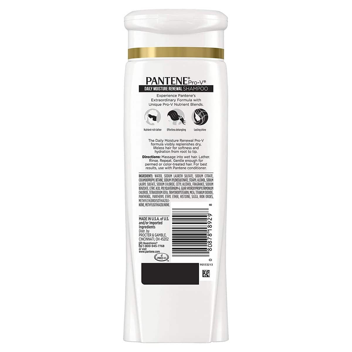 Pantene Pro V Daily Moisture Renewal Shampoo (12.6 Oz) + Conditioner (12 Oz)