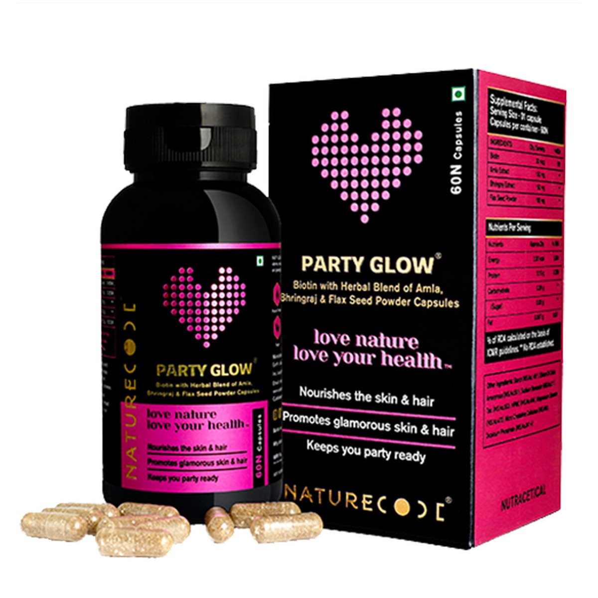 Naturecode Party Glow (60 Capsules)