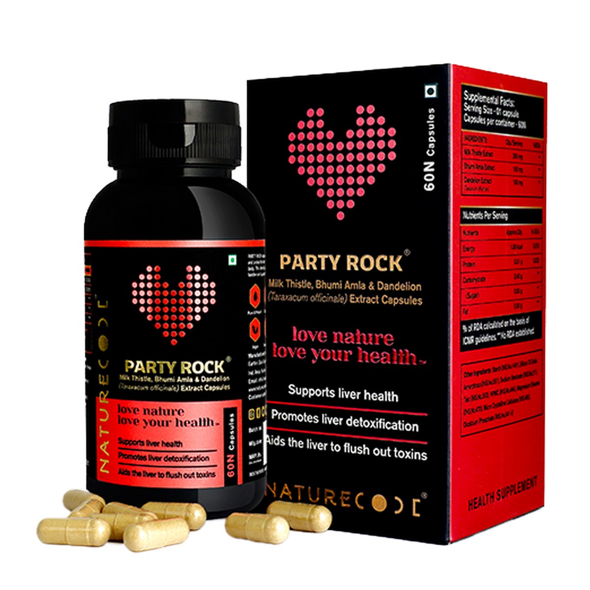 Naturecode Party Rock (60 Capsules)