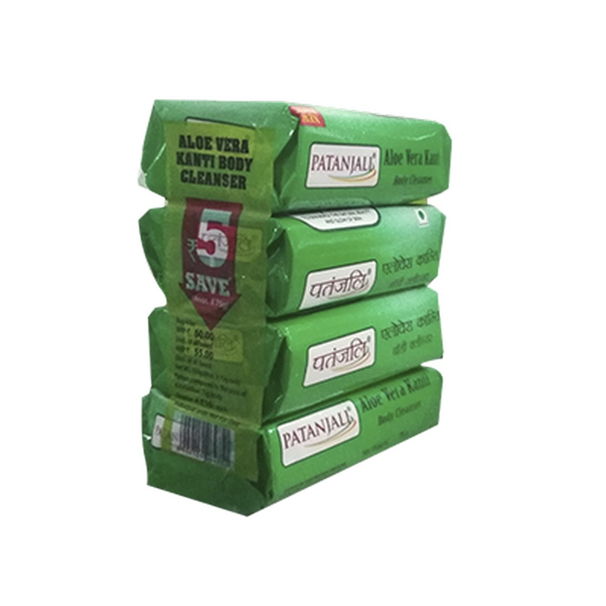 Patanjali Aloevera Kanti Body Cleanser (4x1)