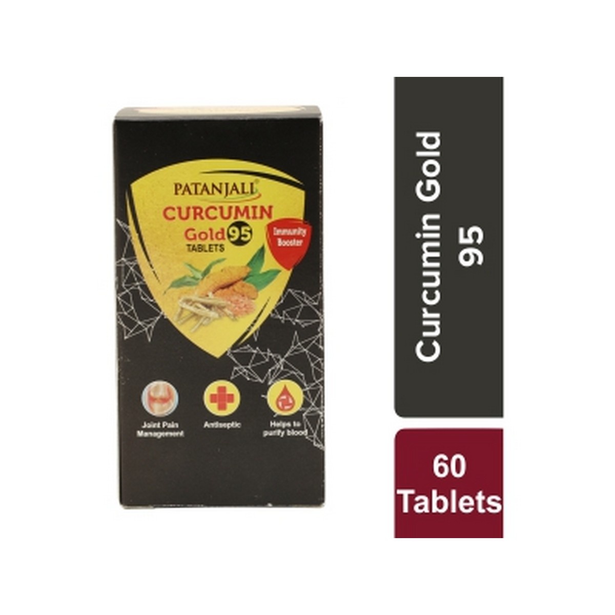 Patanjali Curcumin Gold 95 Tablet (33gram)