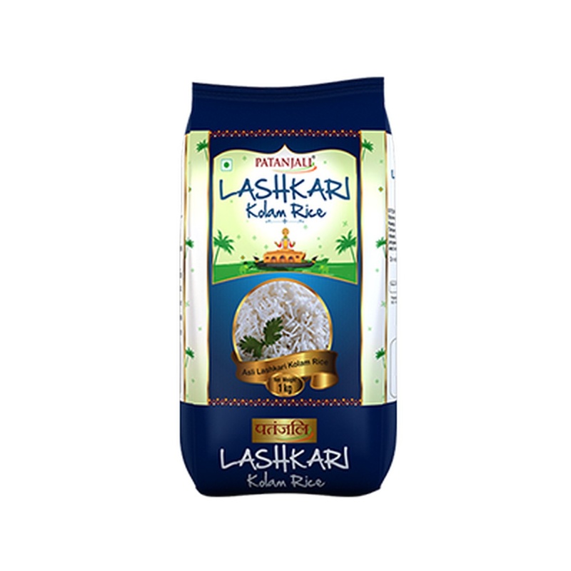 Patanjali Lashkari Kolam Rice (1 kg)