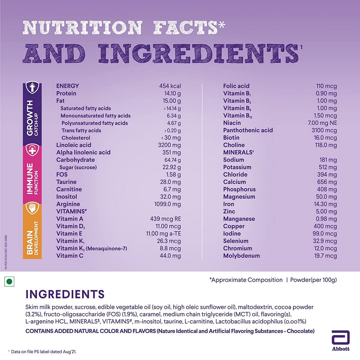 PediaSure Complete Balanced Nutritional Supplement 750 grams (Chocolate)