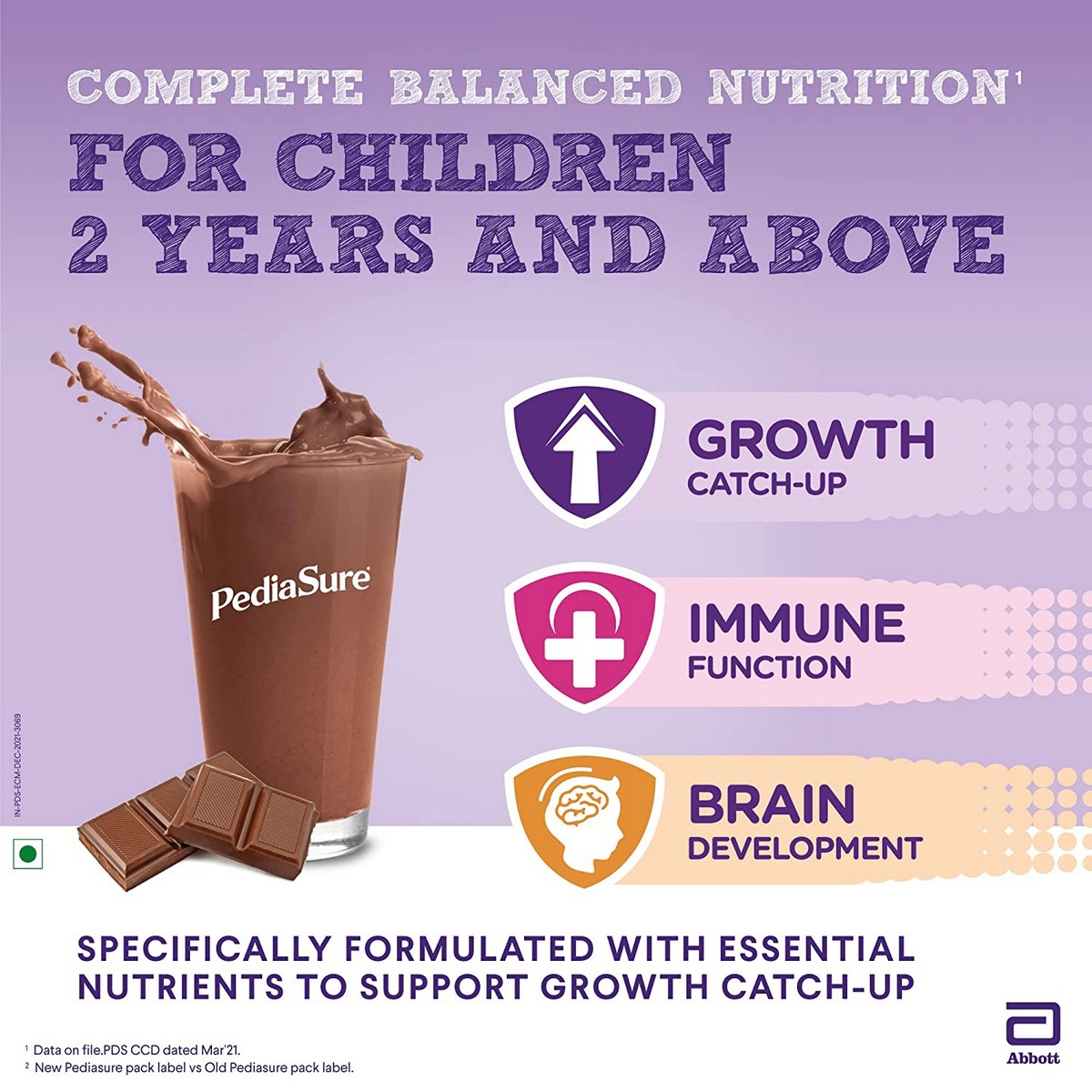 Pediasure Complete Balanced Nutritional Supplement 2 kg (Chocolate)Â 