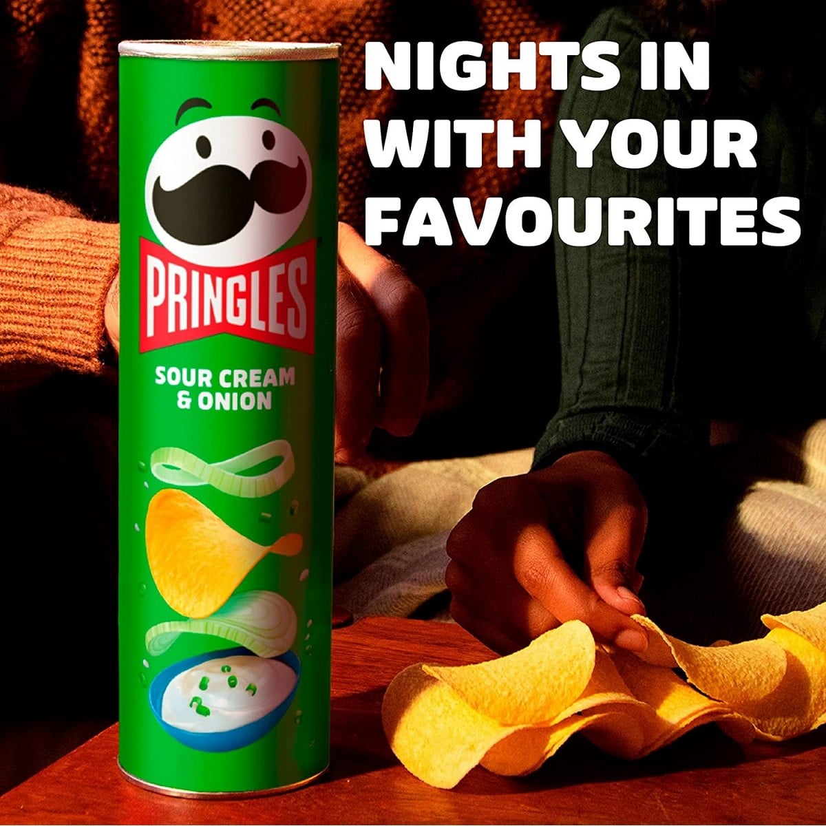 Pringles Sour Cream & onion Chips (200 gm)