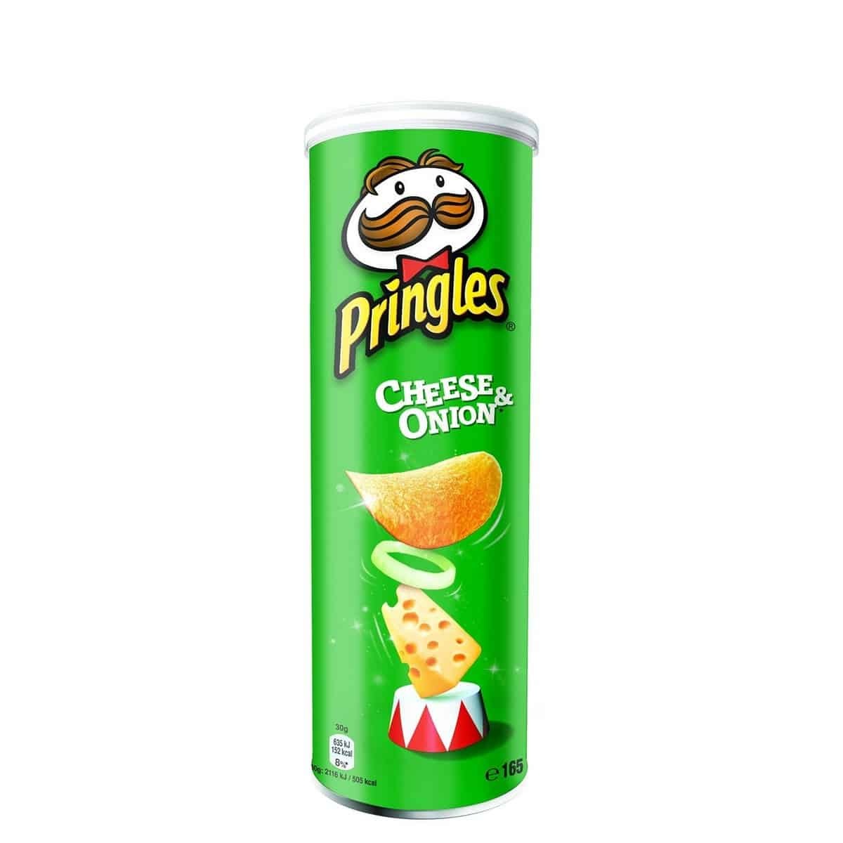 Pringles Cheese & Onion Chips (165 gm)