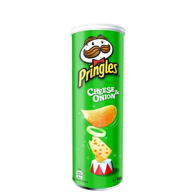 Pringles Cheese & Onion Chips (165 gm)