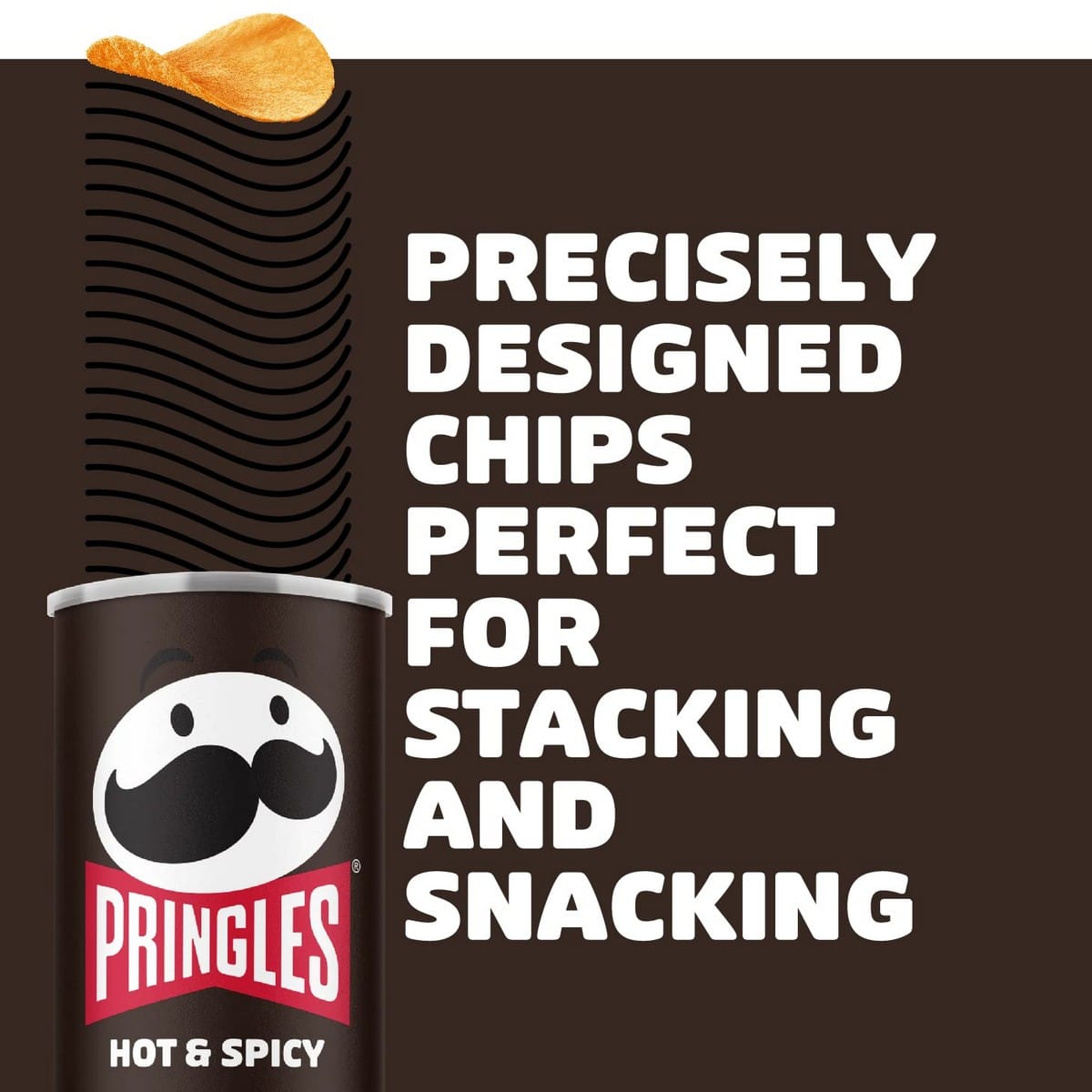 Pringles Hot & Spicy Chips, Pack Of 12 (40 gm Each)