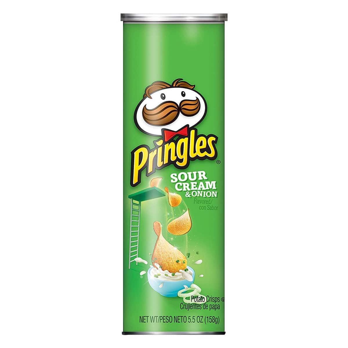 Pringles Sour Cream & Onion Potato Chips Pack of 2 (158 gm Each)