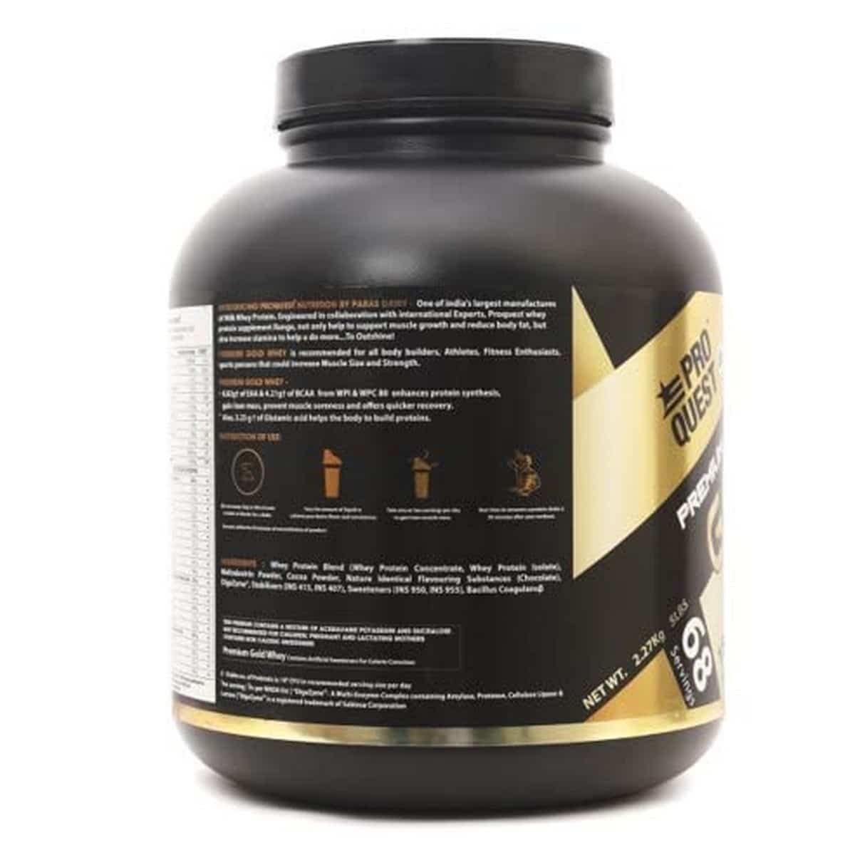 Proquest Premium Gold Whey Protein - Chocolate (2.27 Kg)