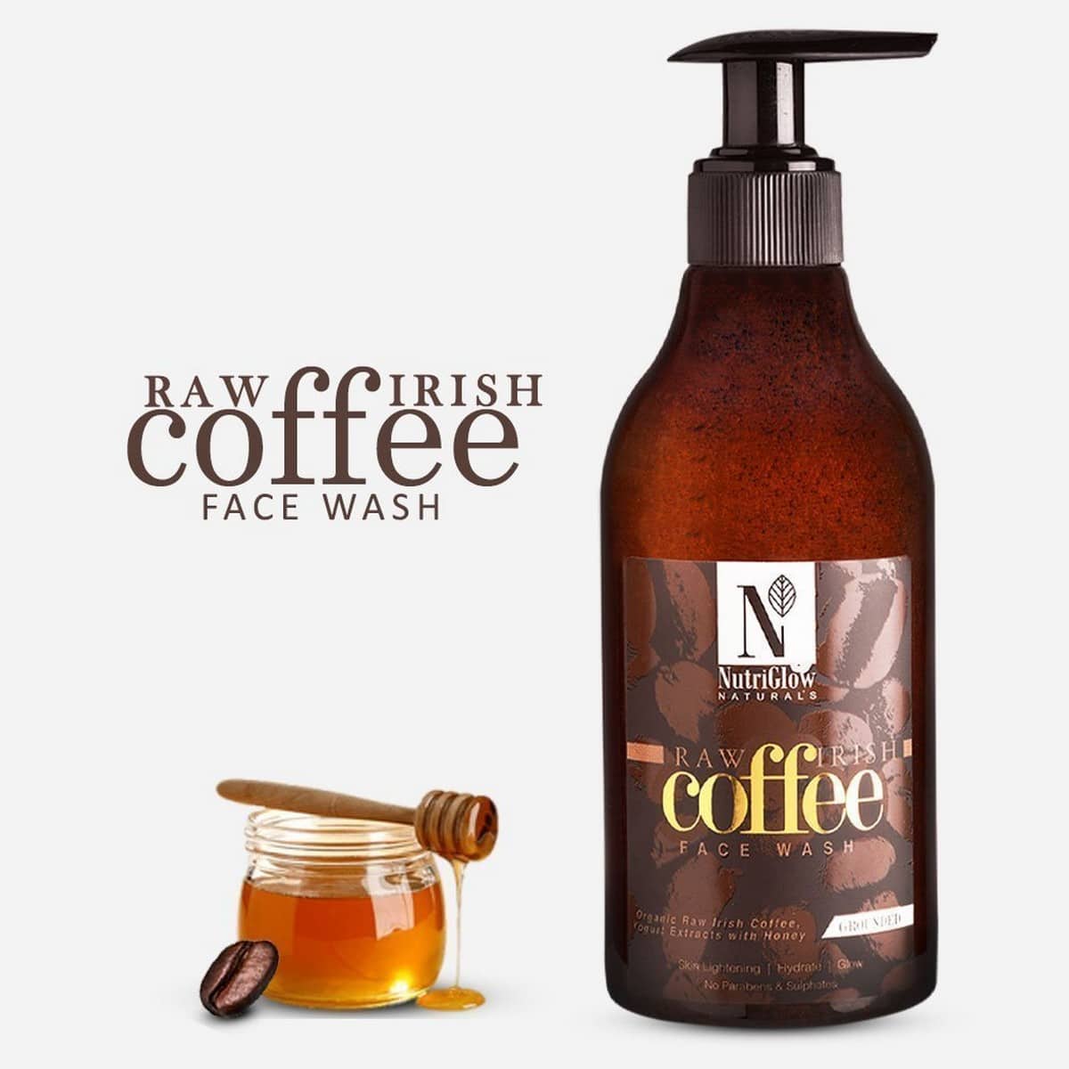 Nutriglow Raw Irish Coffee Face Wash + Raw Irish Face & Body Scrub (500 gm)