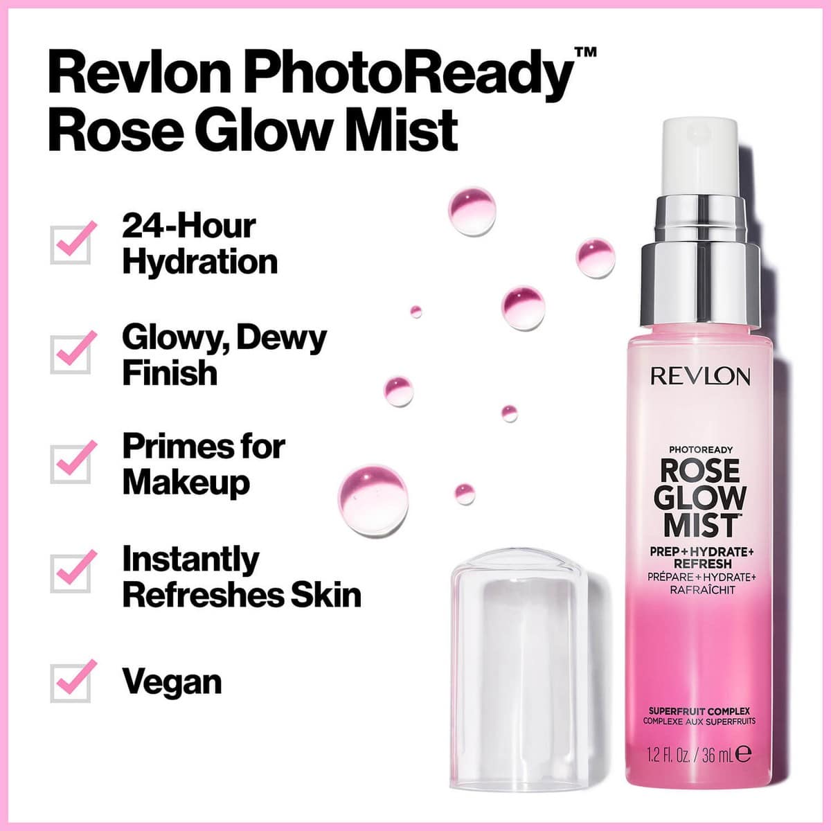 Revlon Photoready Rose Glow MistÂ (36 Ml)