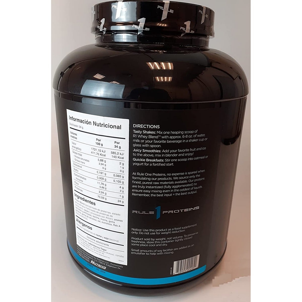 Rule 1 R1 Whey Blend (2.3 Kg)