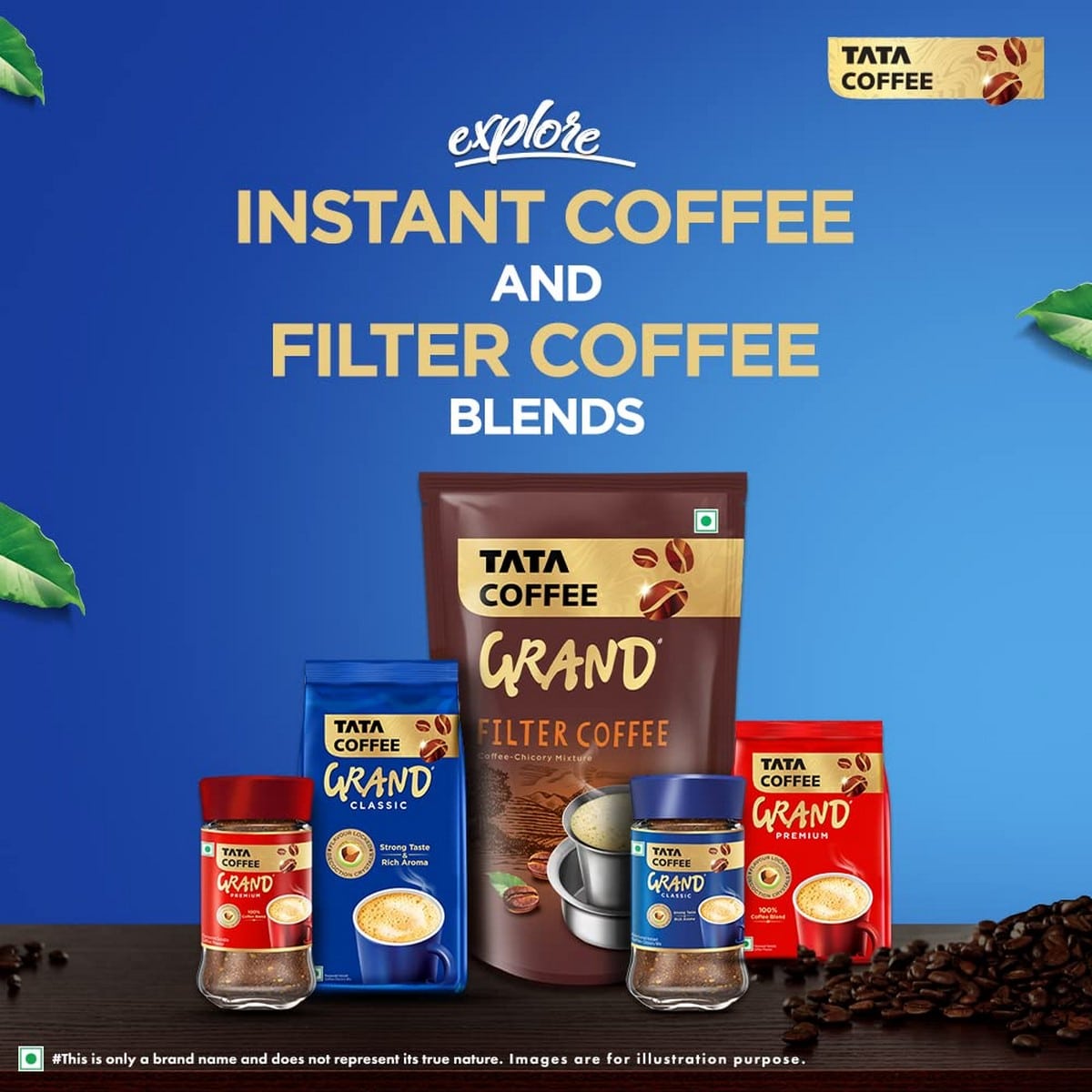 Tata Coffee Grand Classic Instant Coffee (100 gm)