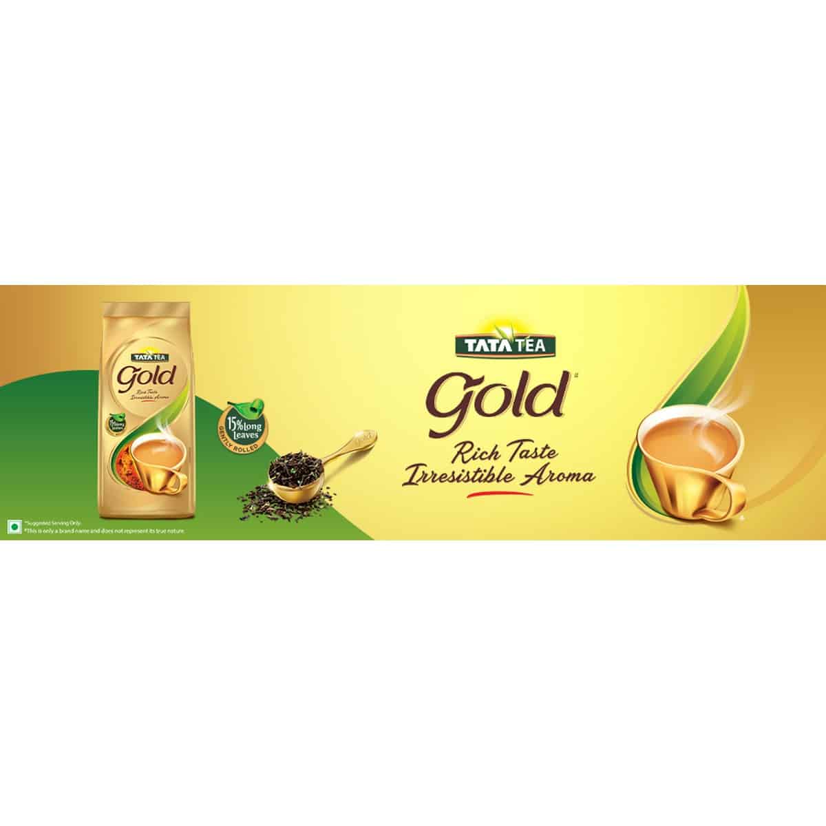 Tata Gold Premium Assam Tea With GentlyÂ  Rolled Aromatic Long Leaves Black Tea (1 kg)