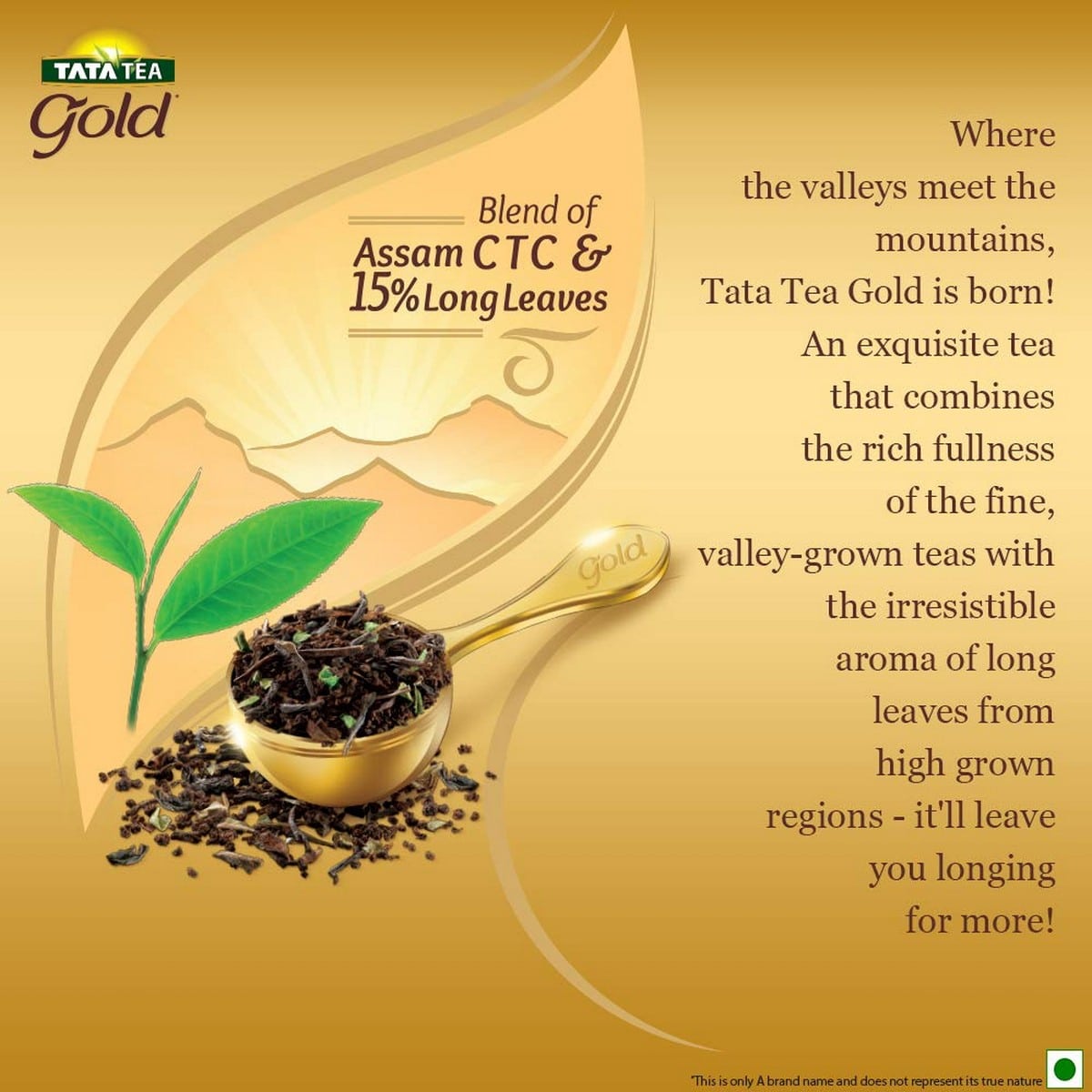 Tata Gold Premium Assam Tea With GentlyÂ  Rolled Aromatic Long Leaves Black Tea (1 kg)