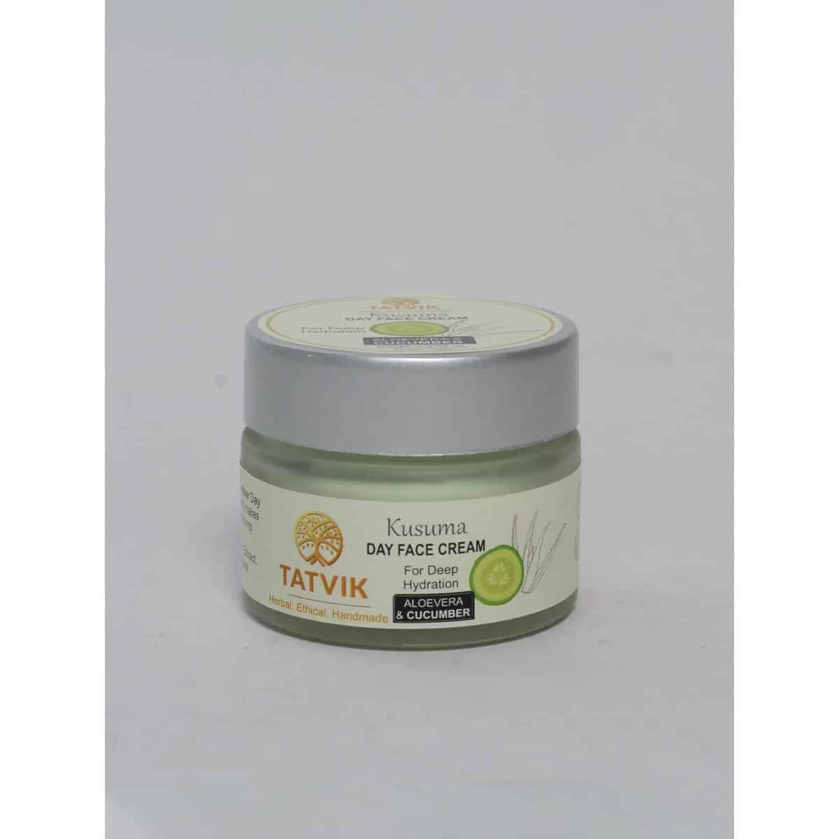 Tatvik Kusuma Day Face Cream Aloe Vera and Cucumber (100 ml)