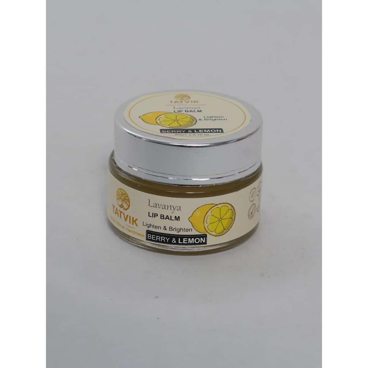 Tatvik Lavanya Lip Balm Berry and Lemon (20 gm)
